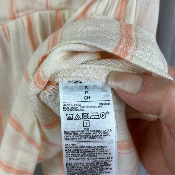 Old Navy sleeveless baby doll tank top tie sashes Size S - Picture 6 of 7